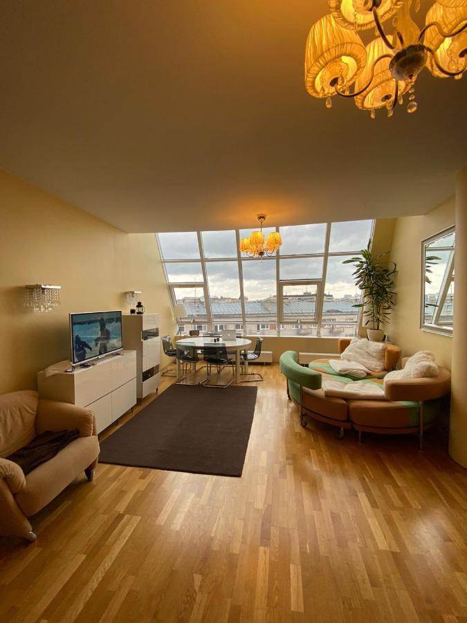 Riga Centre , Skyloft Apartment 178M2 Kültér fotó